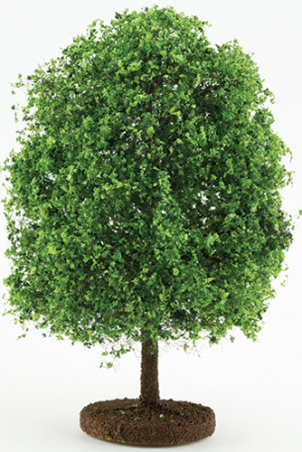 Dollhouse Miniature Bush: Variegated Green, Small 3 1/4" Tall